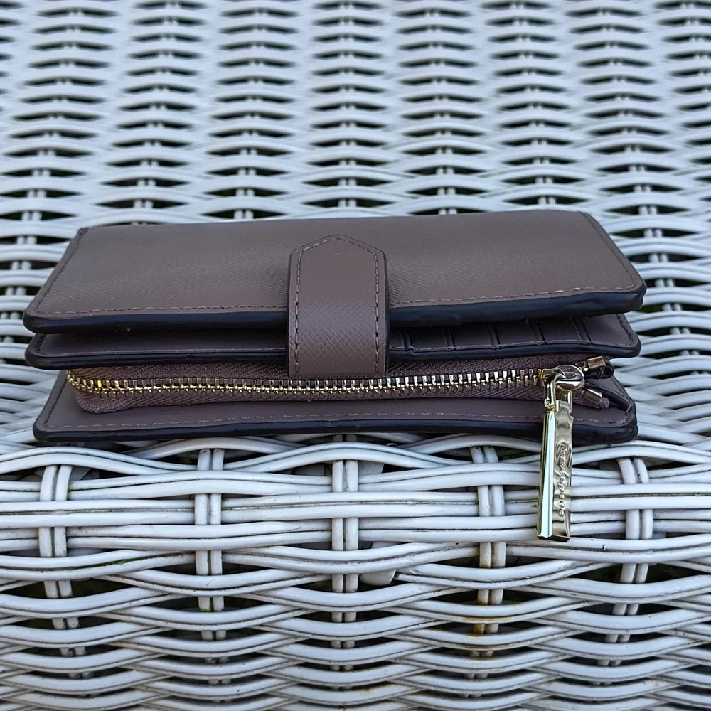 Kate Spade New York Staci Medium Compact Bifold Wallet || Dusty Mauve - Picture 6 of 12